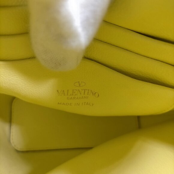 Valentino Garavani Yellow Leather Hand Bag mon750-101325 - Picture 15 of 16